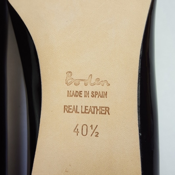 🔴SOLD🔴NEW Boden black patent leather pumps EU 40.5 US 9 - Picture 7 of 8